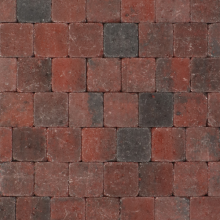 Tambour Rood-zwart 10x10x6cm