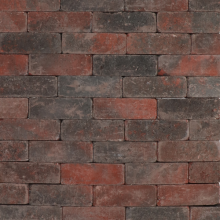 Tambour DF Rood-zwart 21x7x7cm