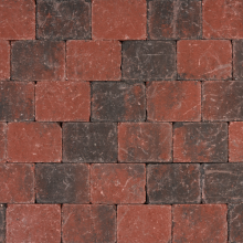 Tambour Rood-zwart 15x20x6cm