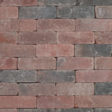 Trommelsteen DF Rood gen. 21x7x7cm