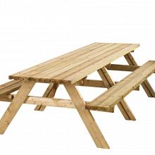 Vuren Picknicktafel Lange Jan 300x70cm