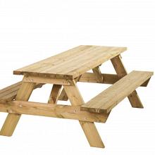 Vuren Picknicktafel Bobito 220x71cm