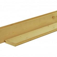 Vuren Blokhutprofiel 2,8x14,5x300cm groen