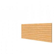 Achterwand Zw. Rabat gesl. dubbelz. t.b.v. kapschuur Comfort blank