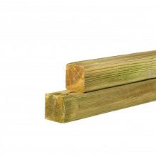 Grenen Paal 6,8x6,8x240cm