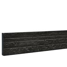 Betonplaat Antraciet dubbelz. rotsmot. 36x3,5x184cm gec.