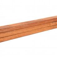 Hardhouten Paal v-groef 8,5x8,5x400cm