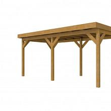 Douglasvision buitenverblijf Comfort 500 x 270 cm, groen geïmpregneerd.