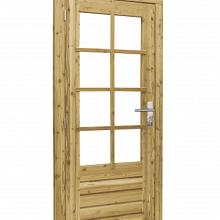 Douglas Deur enkel 8-ruits 90x201cm linksdr. groen