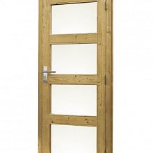 Douglas Deur enkel 4-ruits 90x201cm rechtsdr. groen