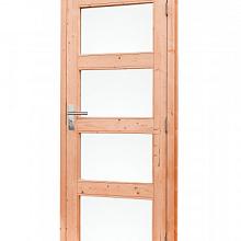 Douglas Deur enkel 4-ruits 90x201cm rechtsdr. blank