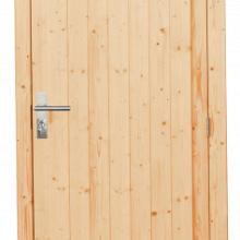 Vuren Deur enkel dicht 90x201cm vert. rechtsdr. blank