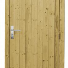 Vuren Deur enkel dicht 90x201cm rechtsdr. groen