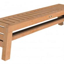 HH Douglas Bank Riva Exc. 200x45x45cm blank