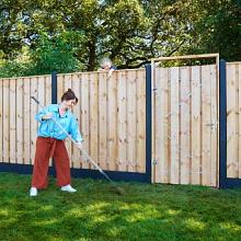 Betonpaal Antraciet eind diamantkop 10x10x190cm