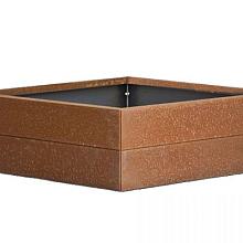 Plantenbak Modulair Corten 210x210x28cm
