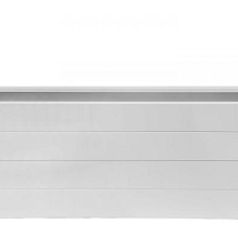 Bloembak Modulair Wit 300x150x56cm