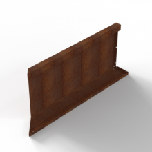 Module+ Corten hoekpaneel-R INW. C 60x28cm