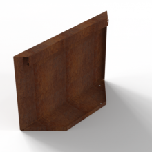 Module+ Corten Paneel D recht 60x42cm