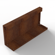 Module+ Corten Paneel A recht 60x28cm