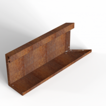 Module+ Corten Hoekpaneel-L INW. C 60x28cm
