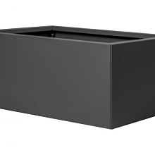 Bloembak Antraciet vlak 60x90x40cm