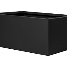 Bloembak Grafiet Zwart vlak 60x90x40cm