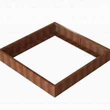 Bloembak Module+ Corten 180x180x28cm