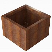 Bloembak Module+ Corten 60x60x42cm