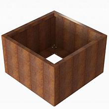 Bloembak Module+ Corten 90x90x56cm