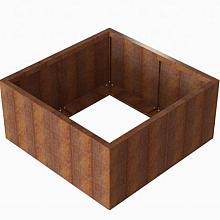 Bloembak Module+ Corten 120x120x56cm