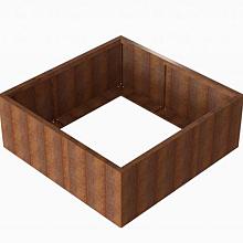 Bloembak Module+ Corten 150x150x56cm