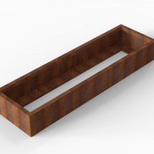 Plantenbak Module+ Corten 90x210x28cm