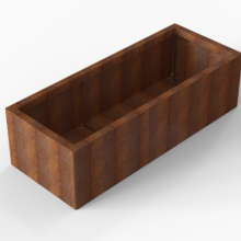 Plantenbak Module+ Corten 60x150x42cm