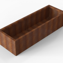 Plantenbak Module+ Corten 60x180x42cm