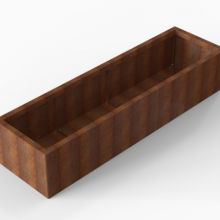 Plantenbak Module+ Corten 60x210x42cm