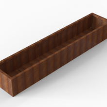 Plantenbak Module+ Corten 60x300x42cm