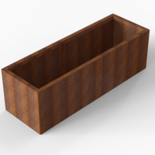 Bloembak Module+ Corten 60x180x56cm