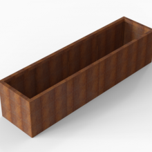 Plantenbak Module+ Corten 60x240x56cm