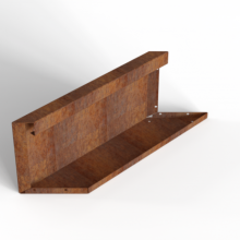 Module+ Corten Paneel-L E 60x28cm