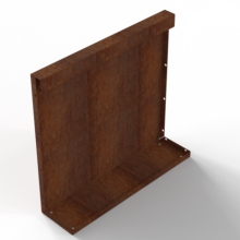 Module+ Corten Paneel A recht 60x56cm