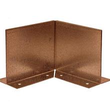 Kantopsluiting Double FLG Corten hoek INW. 10cm