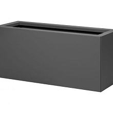 Bloembak Antraciet vlak 30x90x60cm