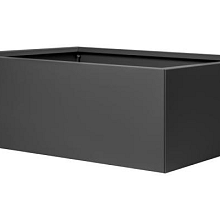Bloembak Antraciet vlak 90x120x40cm