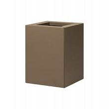 Bloembak Supra Bruin vlak 30x30x40cm