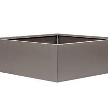 Plantenbak Taupe vlak 120x120x60cm