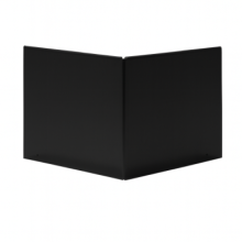 Kantopsluiting Grafiet Zwart hoek UITW. 10cm t.b.v. Single & Single Flex