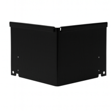 Kantopsluiting Grafiet Zwart hoek INW. 10cm t.b.v. Single & Single Flex