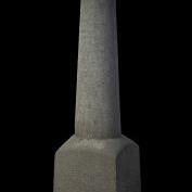 Amsterdammertje Zwart rond 105cm