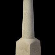 Amsterdammertje Grijs rond 105cm